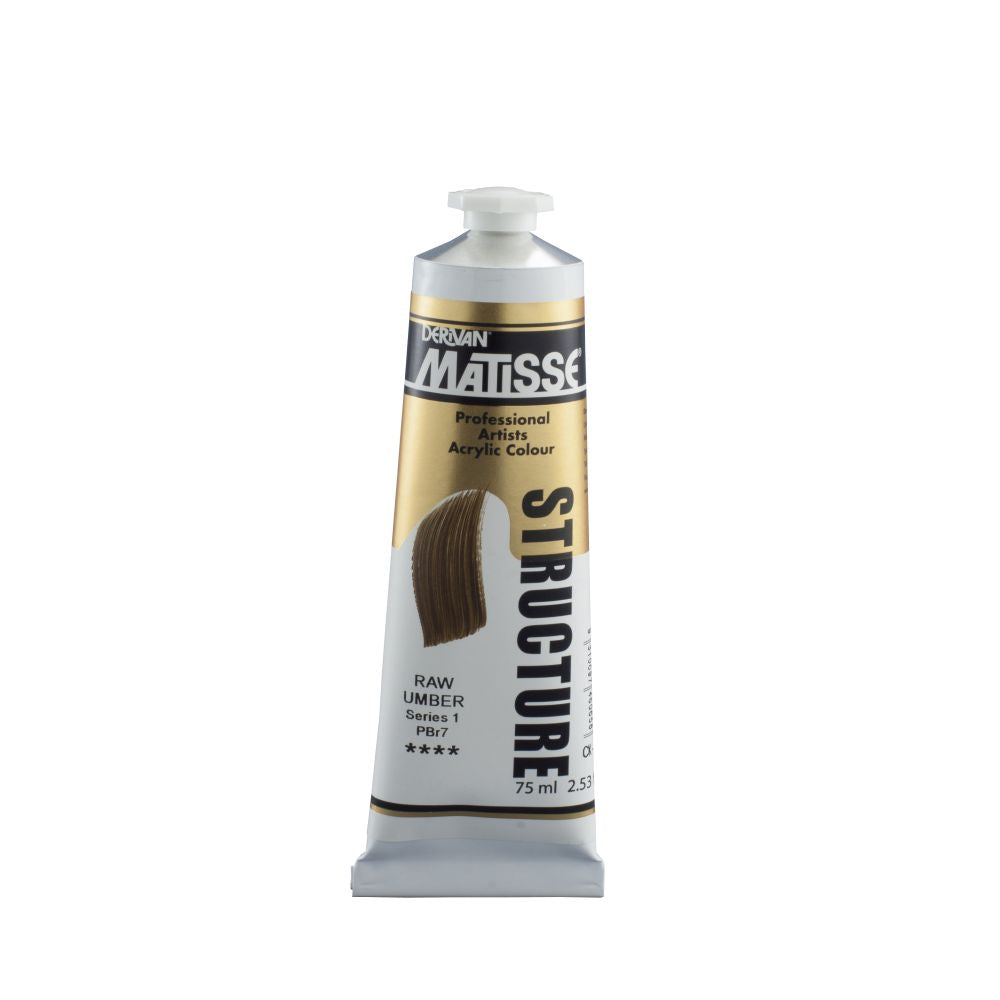 Matisse Structure Acrylic Paint Raw Umber S1