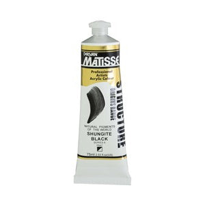 MATISSE STRUCTURE ACRYLIC PAINT SHUNGITE BLACK S6