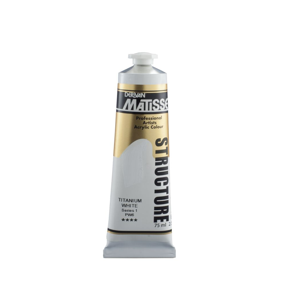 Matisse Structure Acrylic Paint Titanium White S1