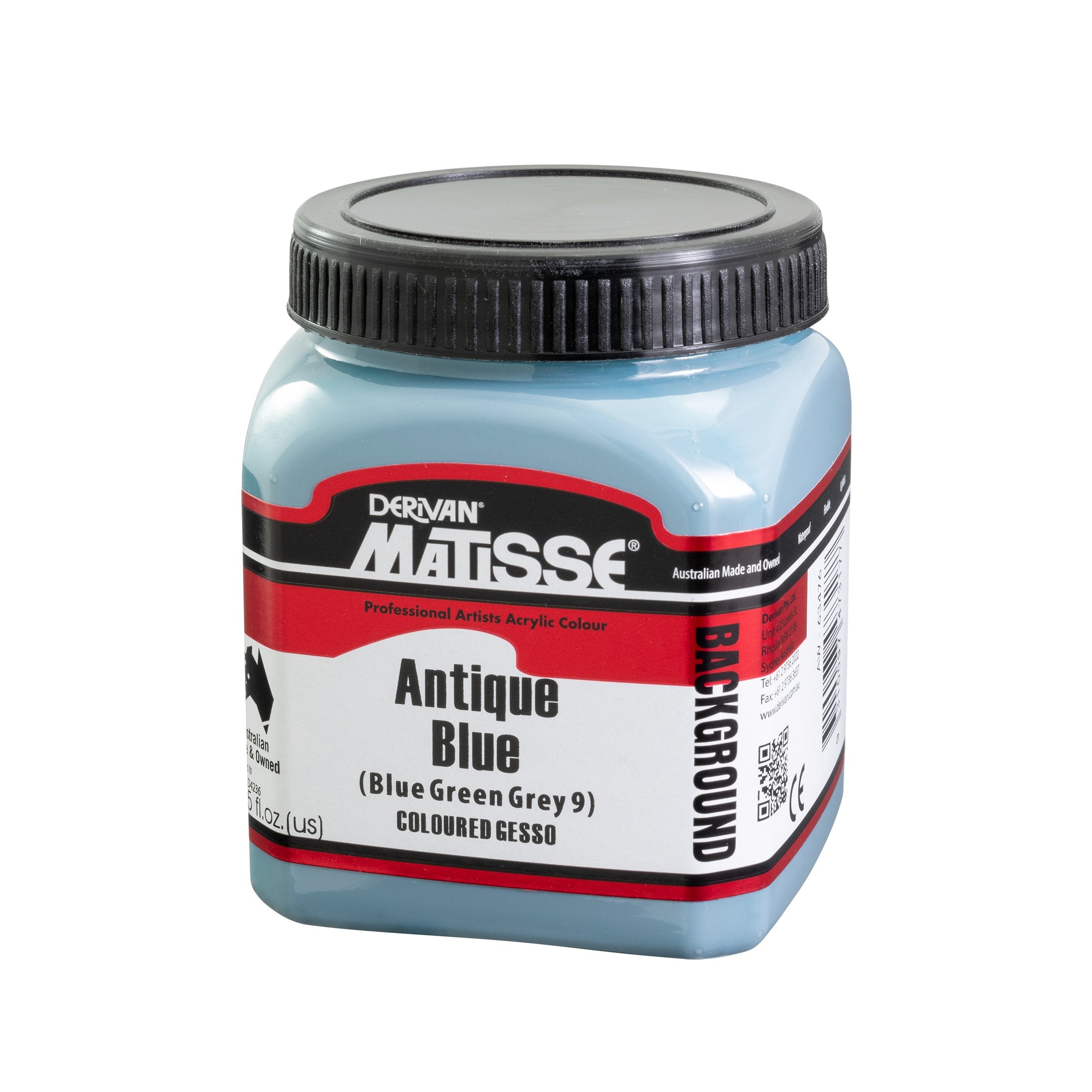 MATISSE BACKGROUND ACRYLIC PAINT BLUE GREEN GREY 9
