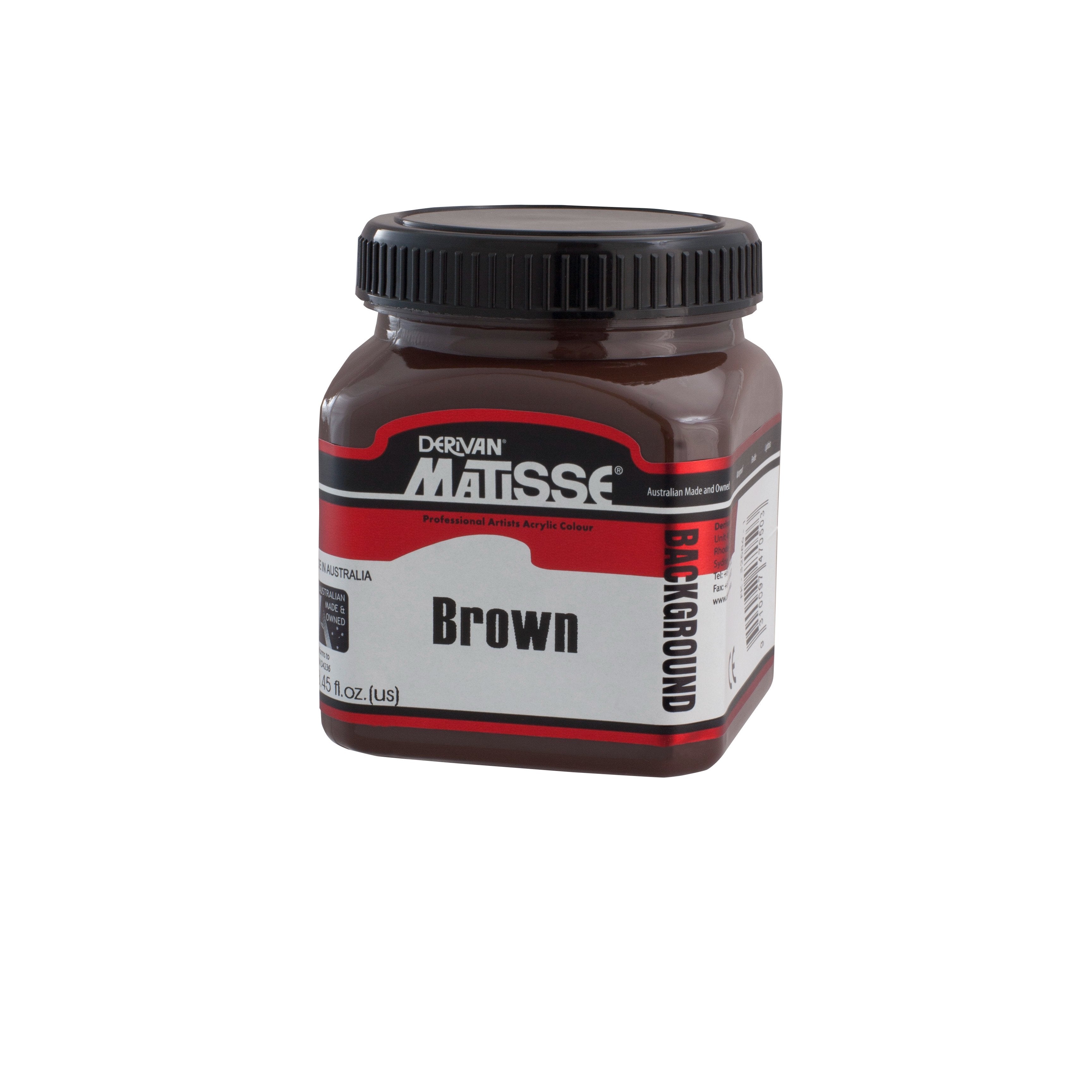 MATISSE BACKGROUND ACRYLIC PAINT BROWN