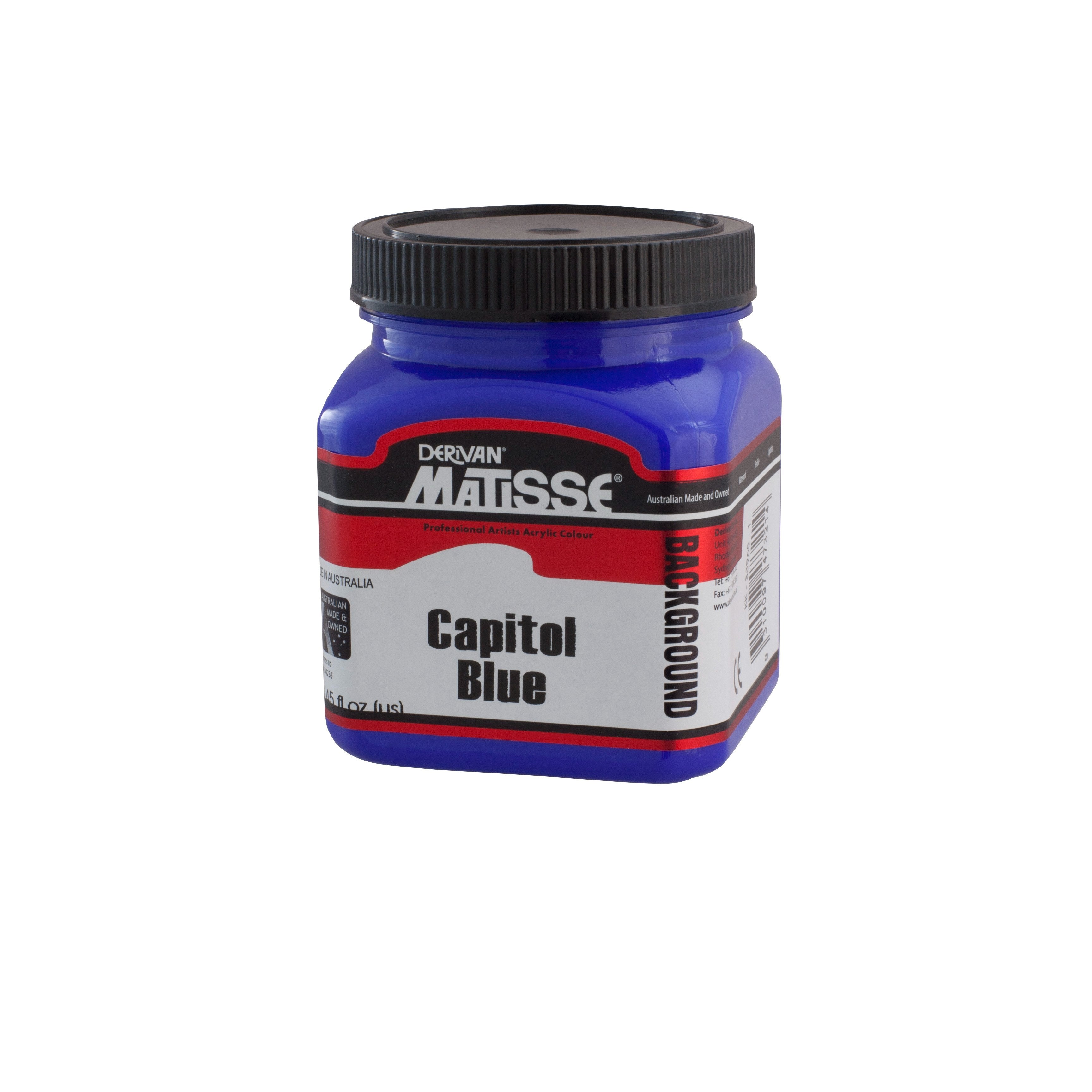 MATISSE BACKGROUND ACRYLIC PAINT CAPITOL BLUE