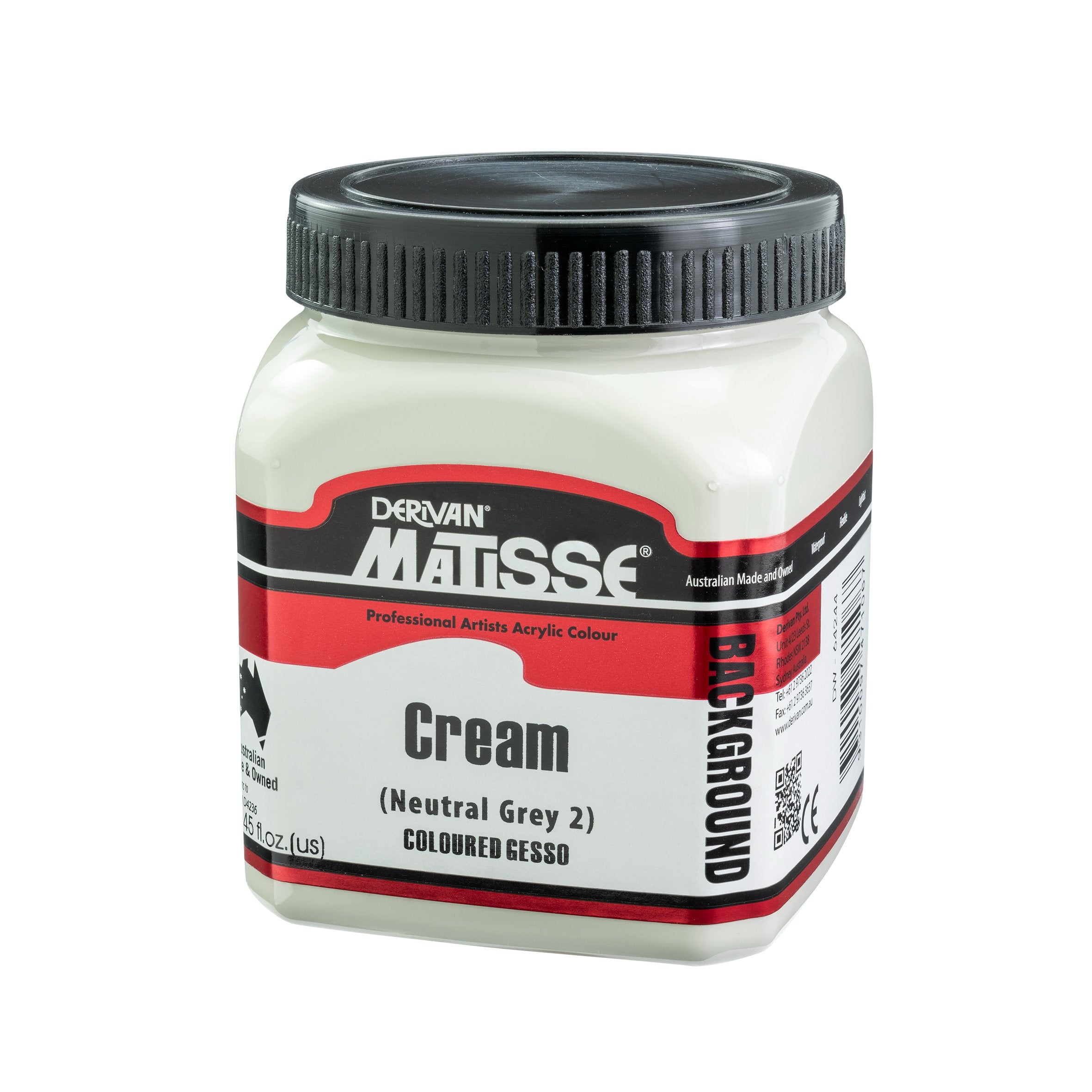 MATISSE BACKGROUND ACRYLIC PAINT NEUTRAL GREY 2