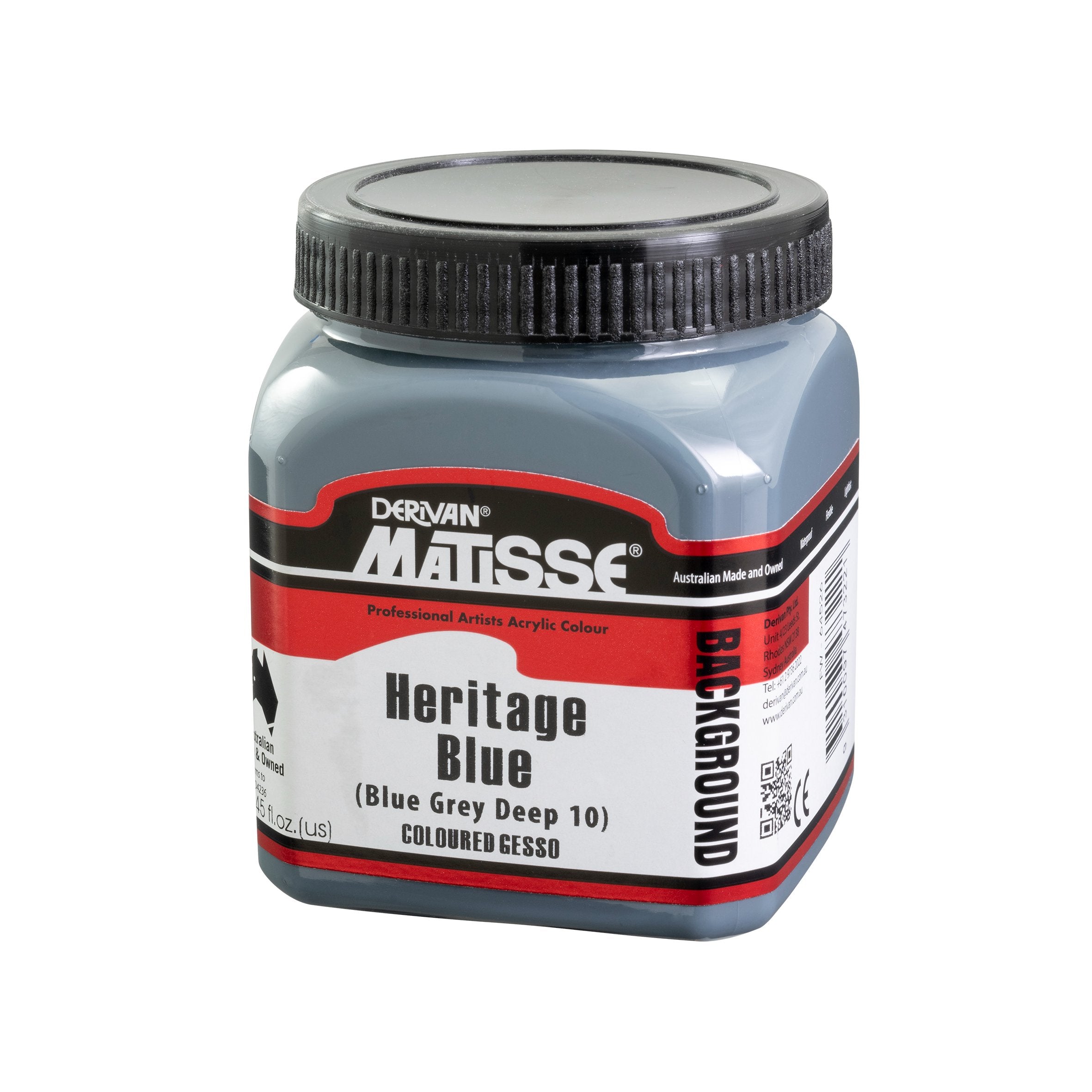 MATISSE BACKGROUND ACRYLIC PAINT BLUE GREY DEEP 12