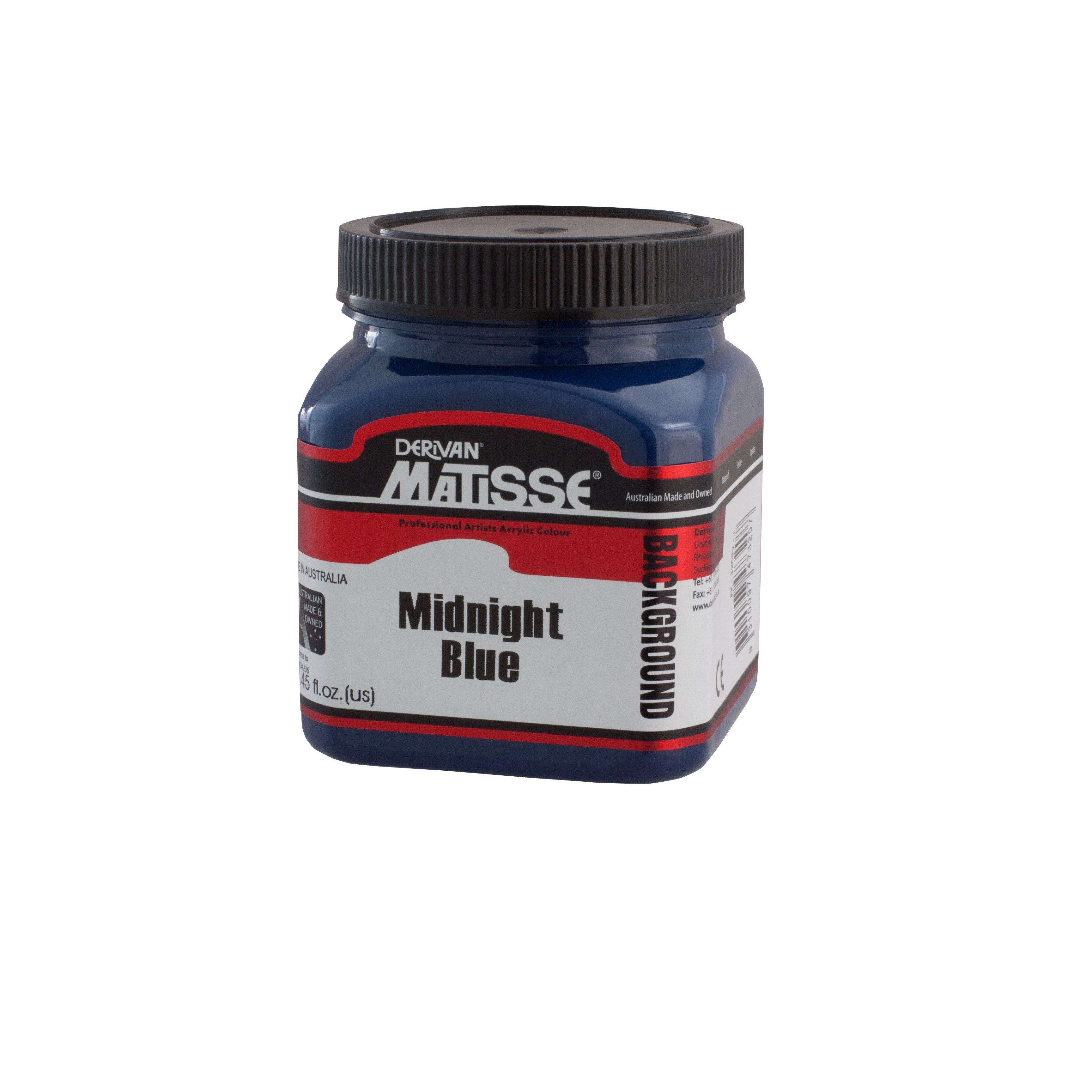 MATISSE BACKGROUND ACRYLIC PAINT MIDNIGHT BLUE