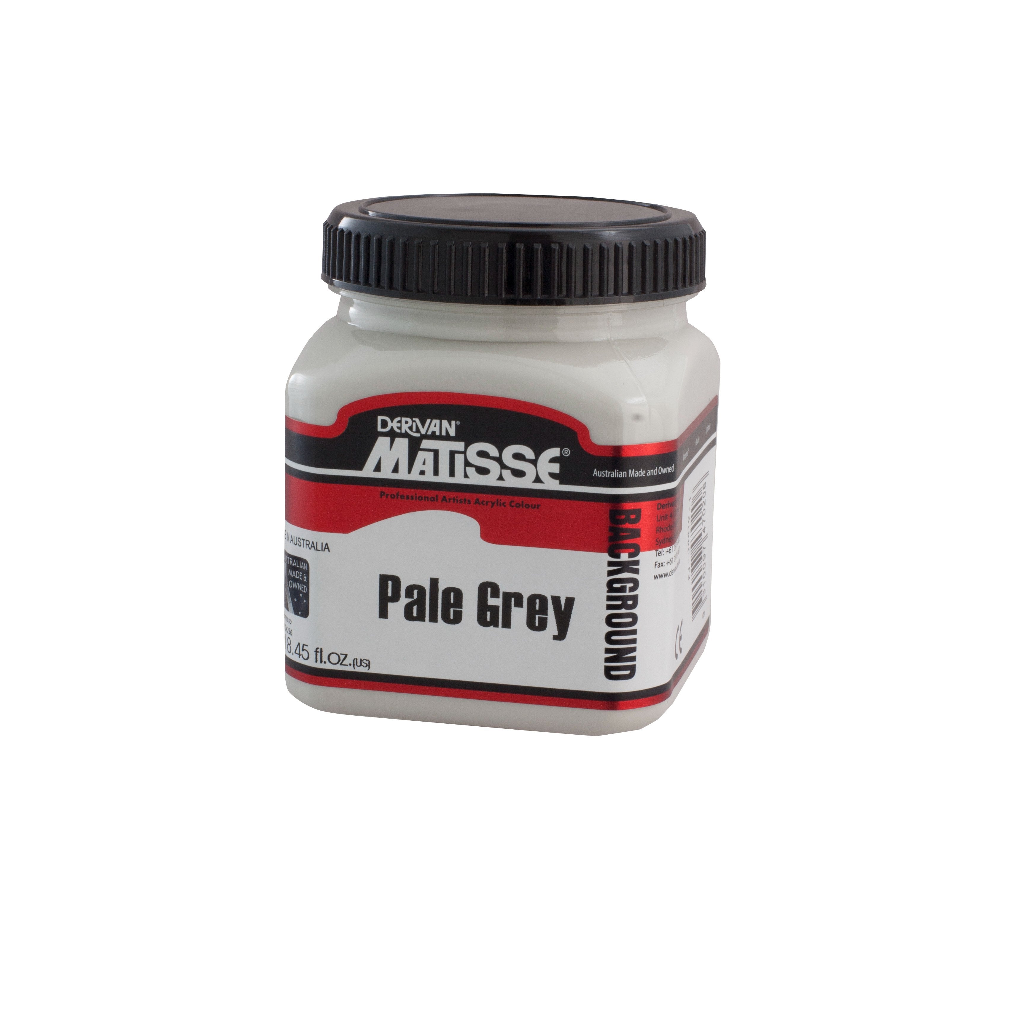 MATISSE BACKGROUND ACRYLIC PAINT PALE GREY