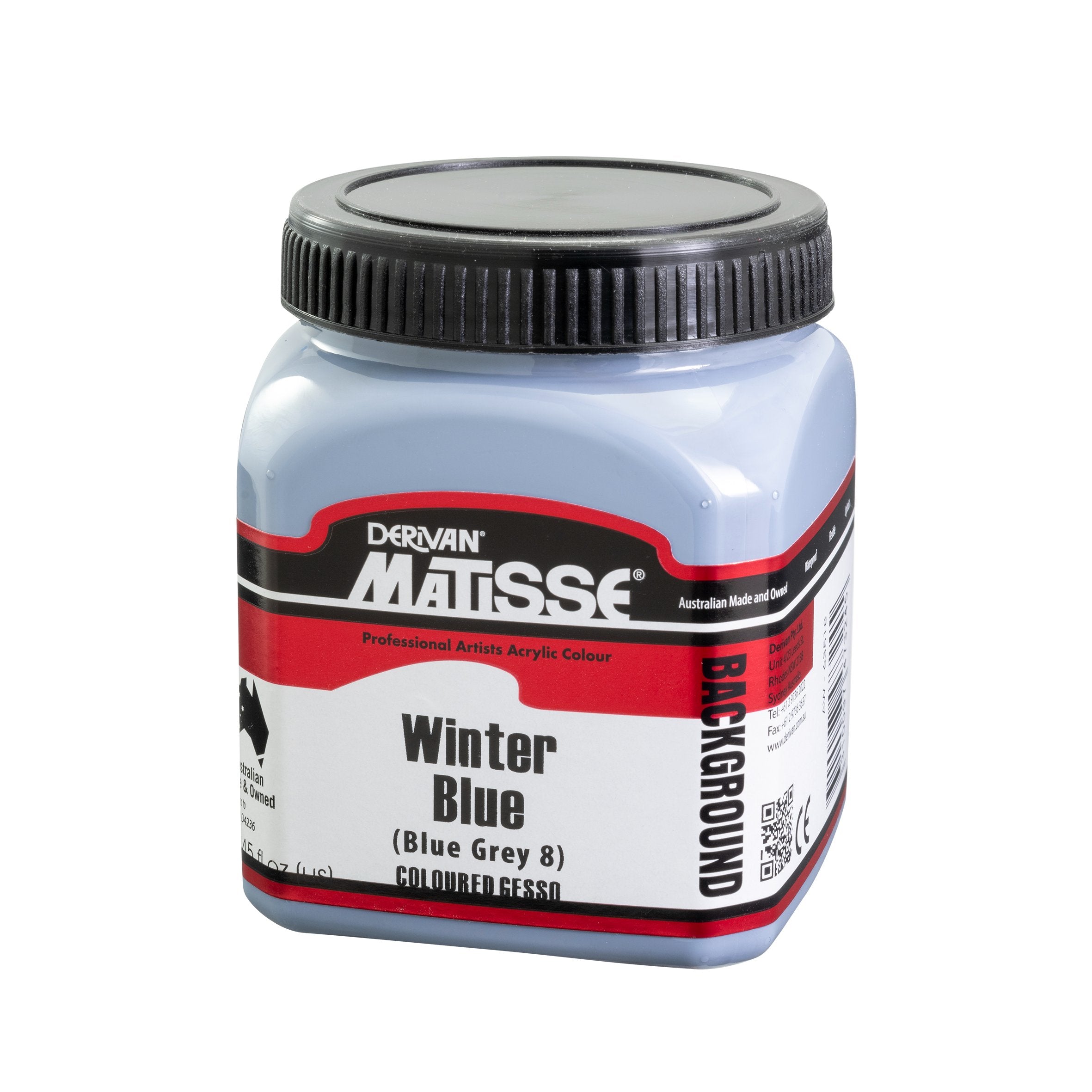 MATISSE BACKGROUND ACRYLIC PAINT BLUE GREY 8