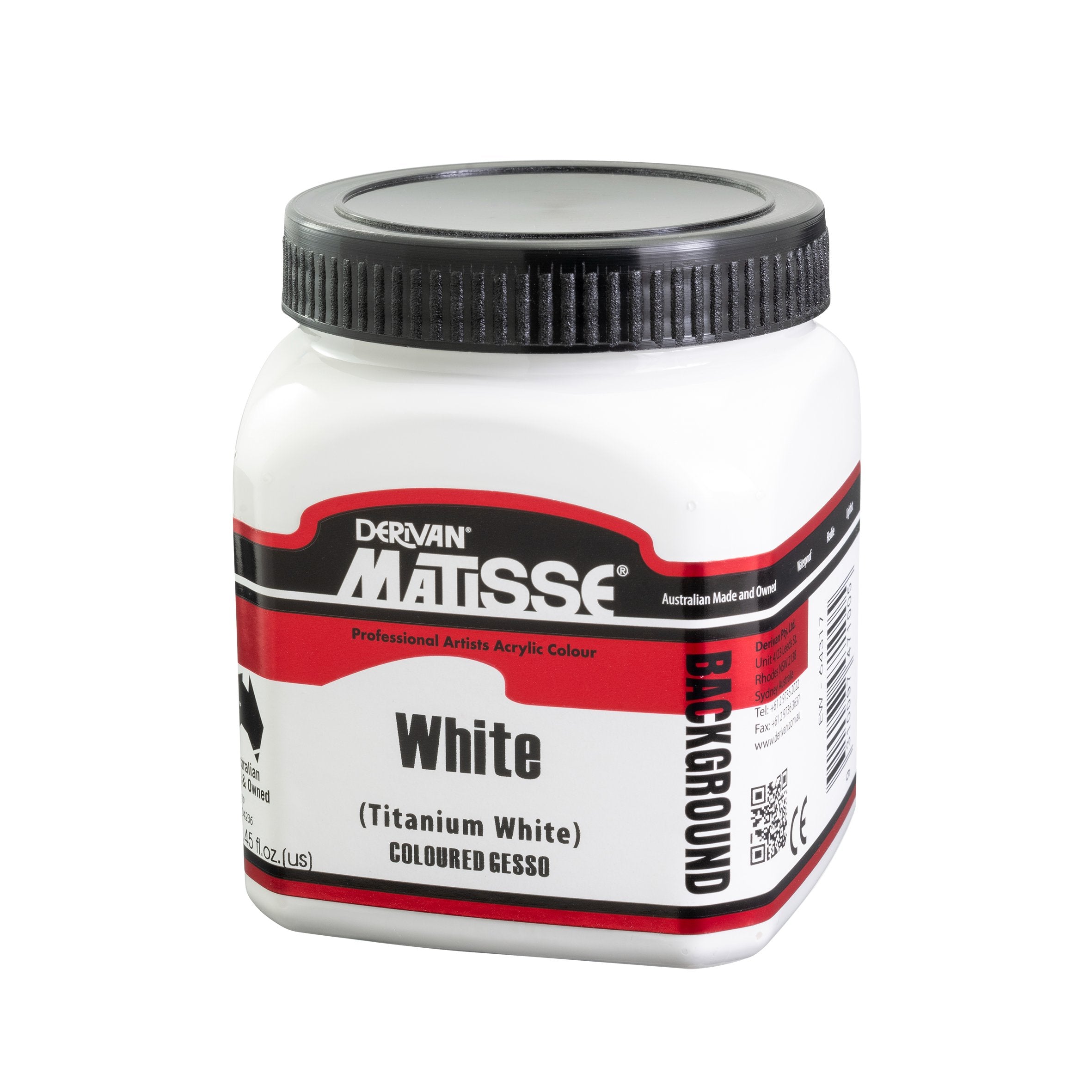 MATISSE BACKGROUND ACRYLIC PAINT TITANIUM WHITE