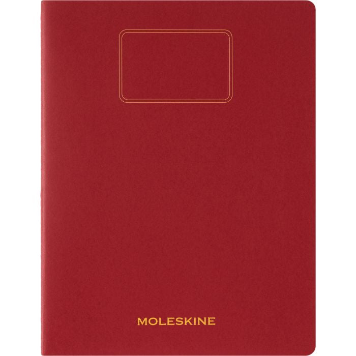 Moleskine Cahier Student Journal Red Plain