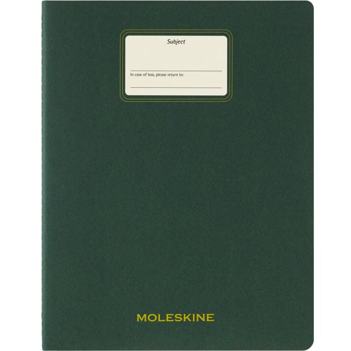 Moleskine Cahier Student Journal Green Plain