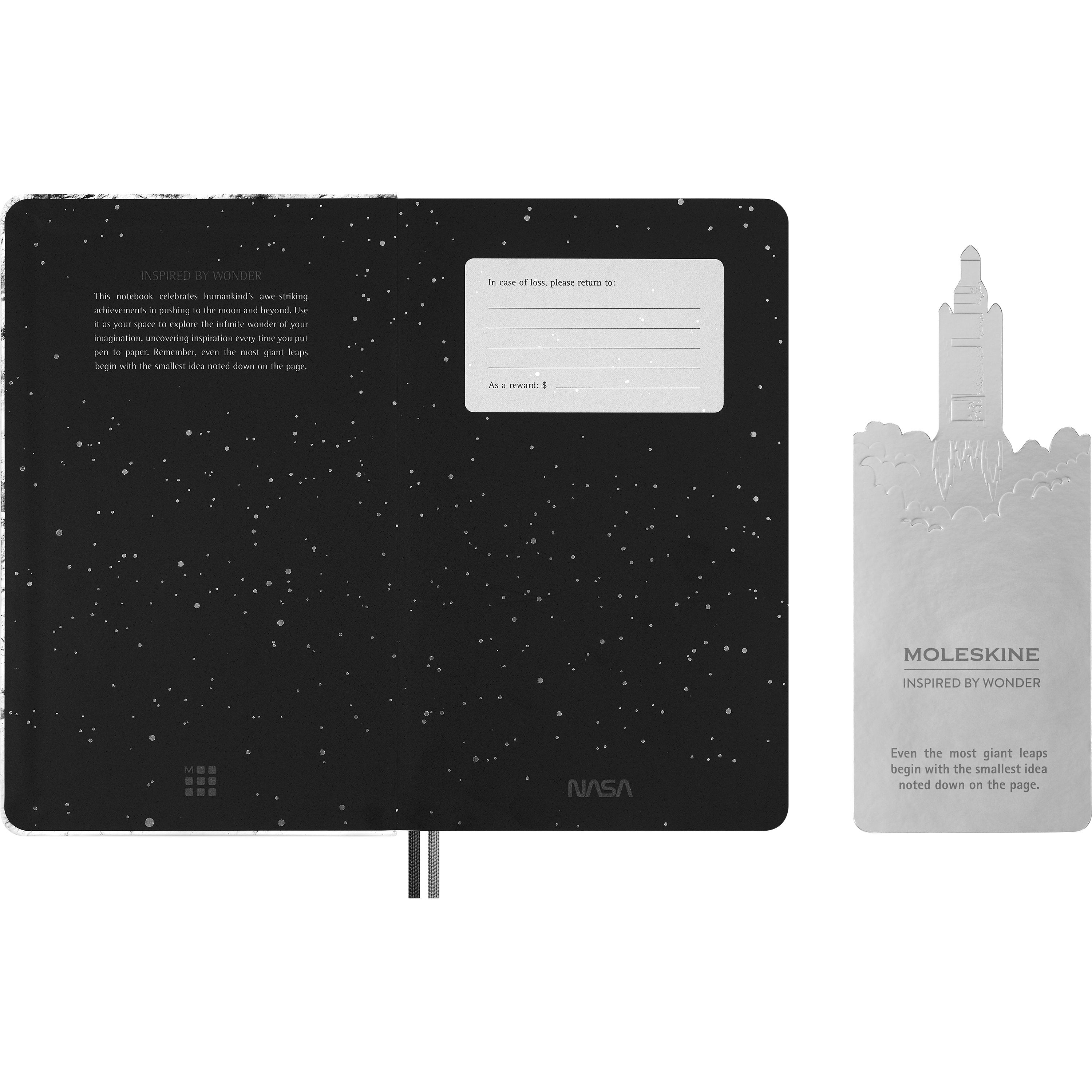 MOLESKINE LTD NASA LARGE HARD COVER NOTEBOOK
