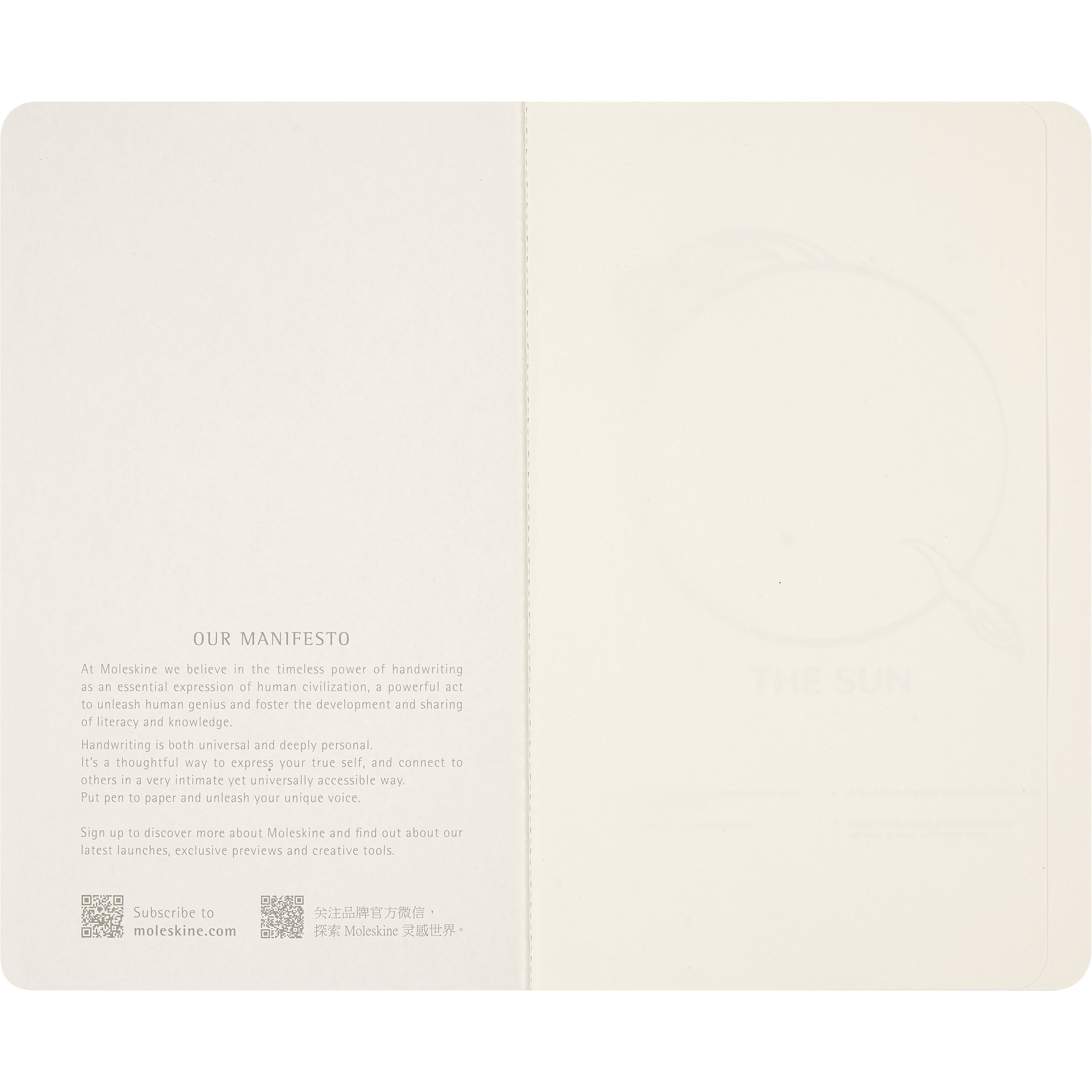 MOLESKINE LTD NASA LARG VOLANT JOURNAL PLAIN GLOW