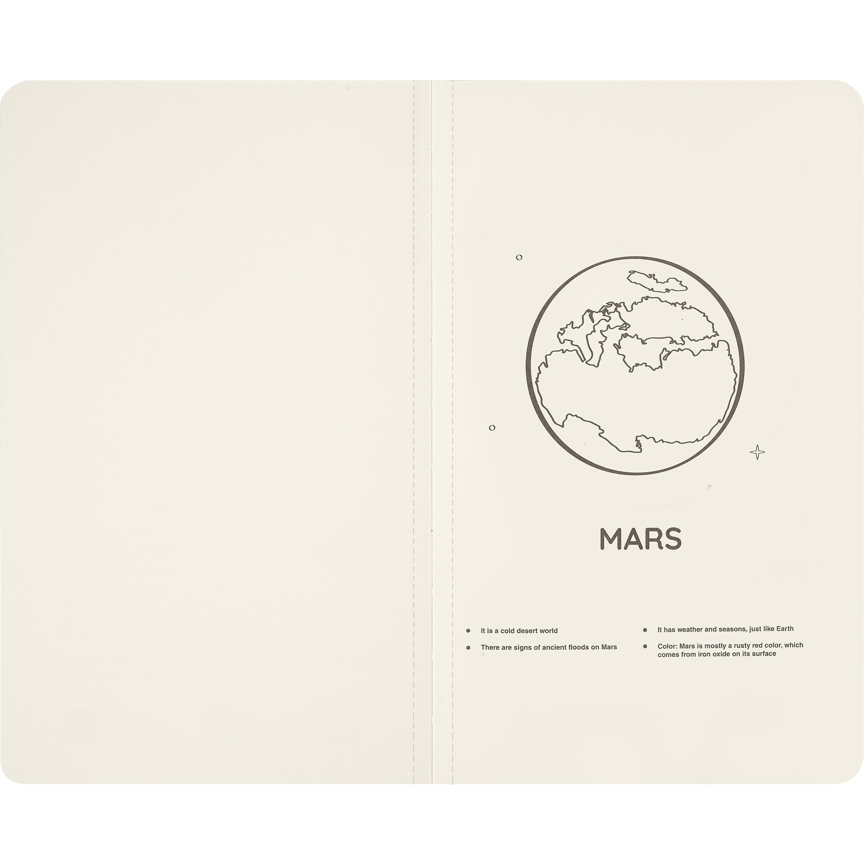 MOLESKINE LTD NASA LARG VOLANT JOURNAL PLAIN GLOW