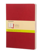 Moleskine Cahier Journal Red Packet 3 Plain XL