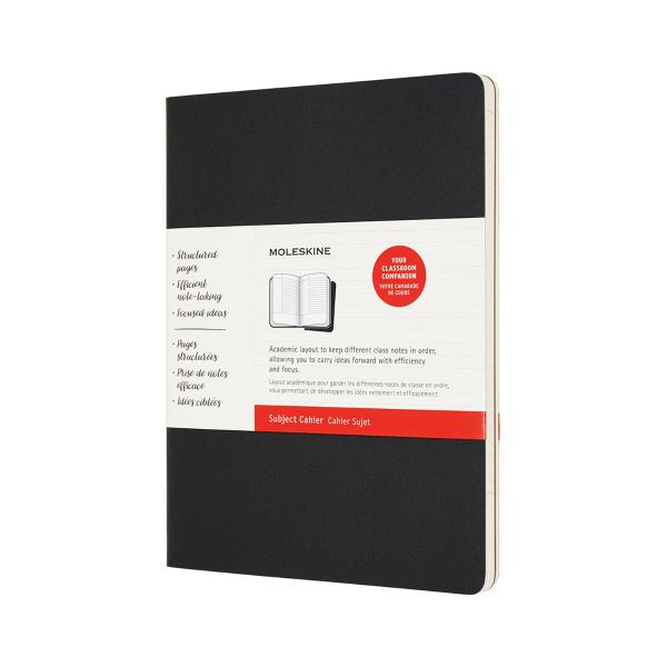 Moleskine Subject Cahier Journal Black/Kraft Packet 2 XL