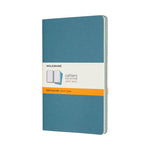 Moleskine Cahier Journal Brisk Blue Packet 3 Ruled Large