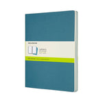 Moleskine Cahier Journal Brisk Blue Packet 3 Plain XL