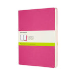 Moleskine Cahier Journal Kinetic Pink Packet 3 Plain XL