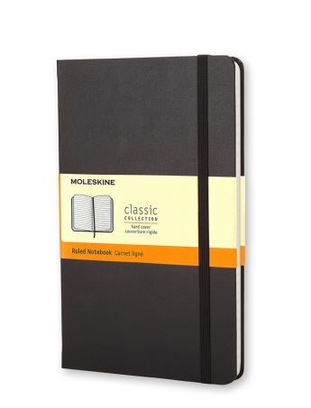 Moleskine Notebook Black Ruled Pocket