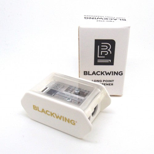 Blackwing Two Step Long Point Sharpener White
