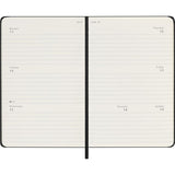 Moleskine 2026 Weekly Hardcover Diary Black Horizontal Pocket