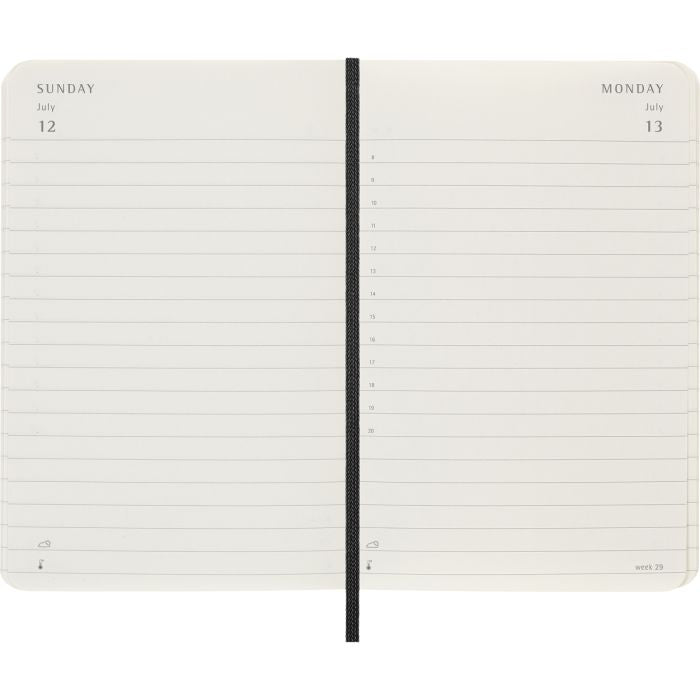 Moleskine 2026 Daily Softcover Diary Black Pocket
