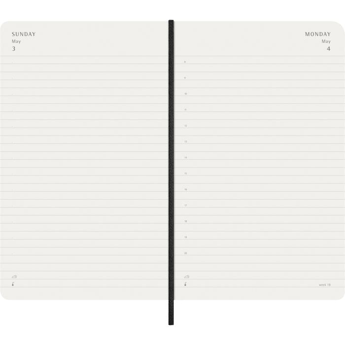 Moleskine 2026 Daily Softcover Diary Black Large