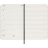 Moleskine 2026 Weekly Softcover Diary Black Pocket
