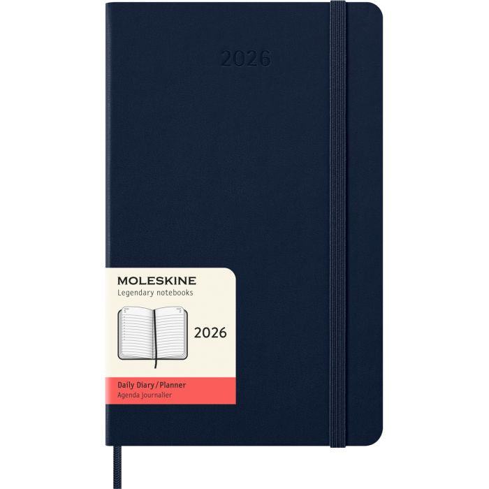 Moleskine 2026 Weekly Softcover Diary Blue Large