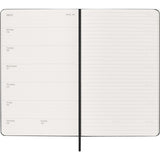 MOLESKINE 18 MONTH DIARY WEEKLY HARDCOVER BLACK LARGE