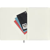 MOLESKINE 18 MONTH DIARY WEEKLY SOFTCOVER BLACK XL