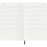 MOLESKINE 18 MONTH DIARY WEEKLY SOFTCOVER BLACK LARGE