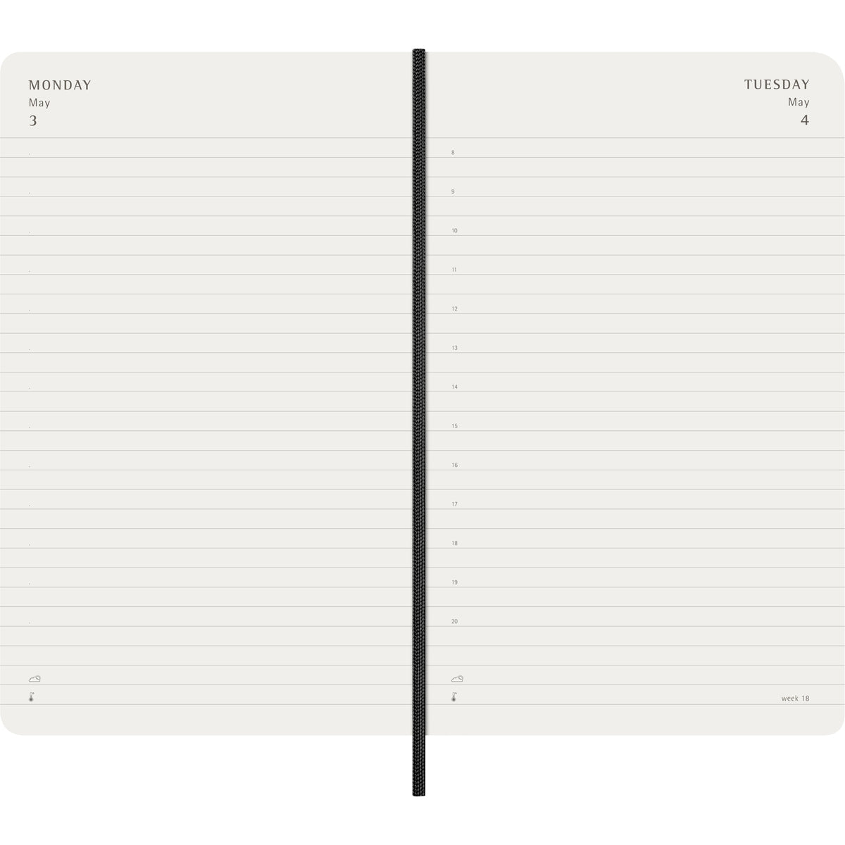 MOLESKINE 2027 DAILY DIARY BLACK SOFT COVER
