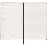 MOLESKINE 2027 WEEKLY + NOTES DIARY BLACK HARD COVER