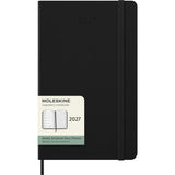 MOLESKINE 2027 WEEKLY + NOTES DIARY BLACK HARD COVER