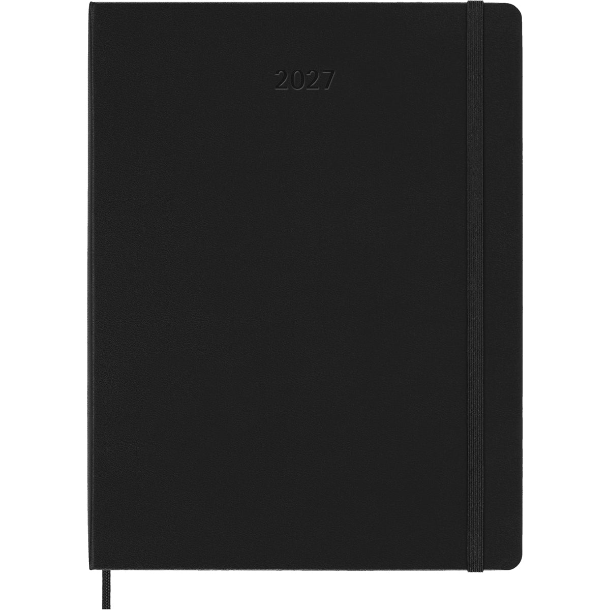 MOLESKINE 2027 WEEKLY + NOTES DIARY BLACK HARD COVER