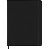 MOLESKINE 2027 WEEKLY + NOTES DIARY BLACK HARD COVER