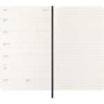 MOLESKINE 2027 WEEKLY + NOTES DIARY BLACK SOFT COVER