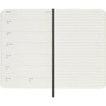 MOLESKINE 2027 WEEKLY + NOTES DIARY BLACK SOFT COVER