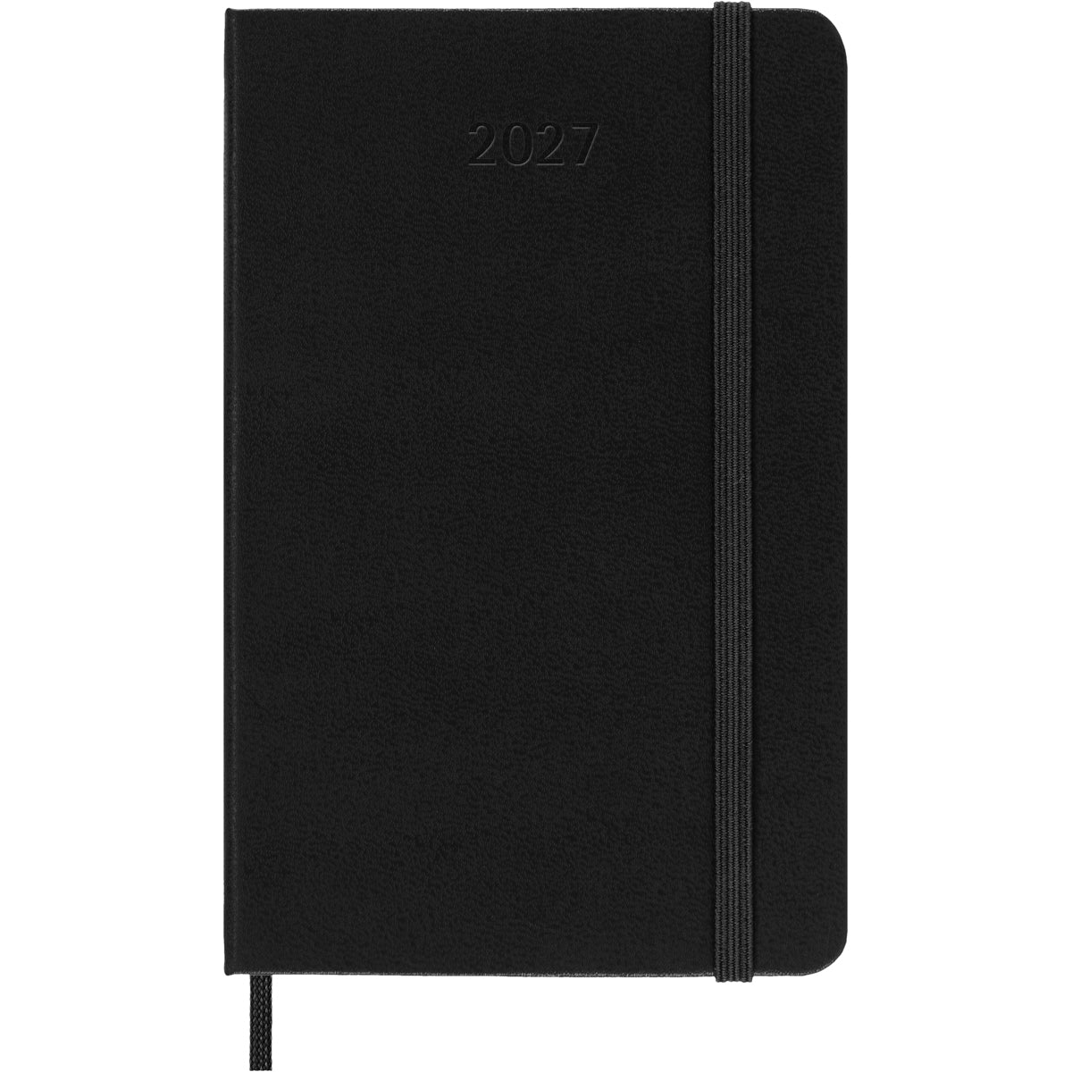 MOLESKINE 2027 WEEKLY HORIZONTAL DIARY BLACK HARD COVER