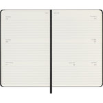 MOLESKINE 2027 WEEKLY HORIZONTAL DIARY BLACK HARD COVER