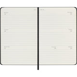 MOLESKINE 2027 WEEKLY HORIZONTAL DIARY BLACK HARD COVER