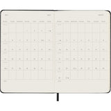 MOLESKINE 2027 WEEKLY HORIZONTAL DIARY BLACK HARD COVER