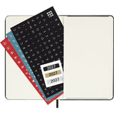 MOLESKINE 2027 WEEKLY HORIZONTAL DIARY BLACK HARD COVER