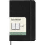 MOLESKINE 2027 WEEKLY HORIZONTAL DIARY BLACK HARD COVER