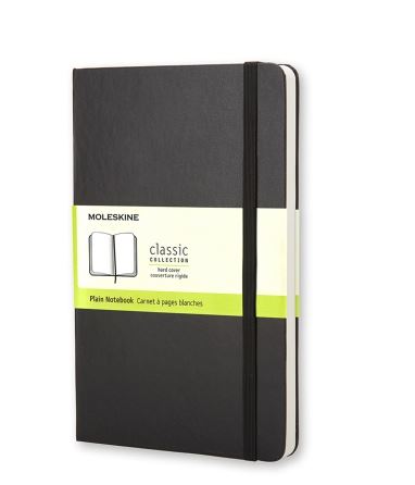 Moleskine Notebook Black Plain Pocket