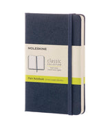 Moleskine Notebook Sapphire Blue Plain Pocket