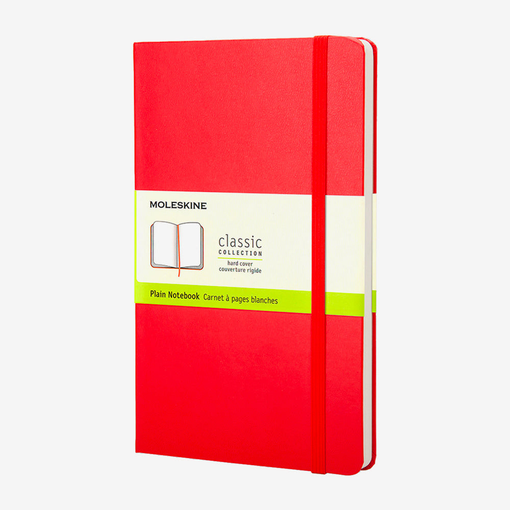 Moleskine Notebook Red Plain