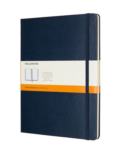 Moleskine Notebook Sapphire Blue Ruled XL