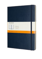 Moleskine Notebook Sapphire Blue Ruled XL